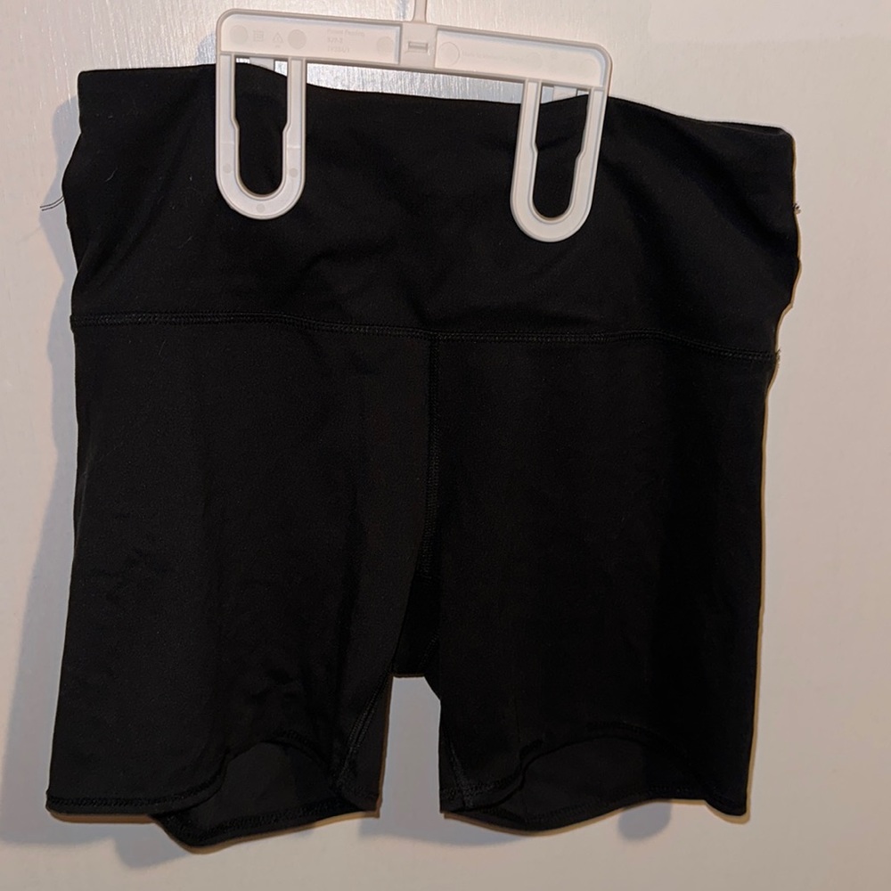 Black biker shorts